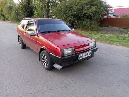 Красный ВАЗ 2108, объемом двигателя 1.3 л и пробегом 79 тыс. км за 1250 $, фото 1 на Automoto.ua