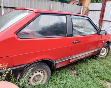 Красный ВАЗ 2108, объемом двигателя 1.3 л и пробегом 56 тыс. км за 800 $, фото 1 на Automoto.ua
