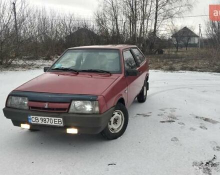 Червоний ВАЗ 2108, об'ємом двигуна 1.5 л та пробігом 215 тис. км за 1000 $, фото 1 на Automoto.ua