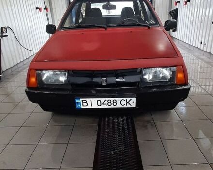 Красный ВАЗ 2108, объемом двигателя 1.3 л и пробегом 100 тыс. км за 900 $, фото 1 на Automoto.ua