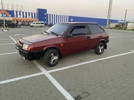Красный ВАЗ 2108, объемом двигателя 1.3 л и пробегом 50 тыс. км за 1300 $, фото 1 на Automoto.ua