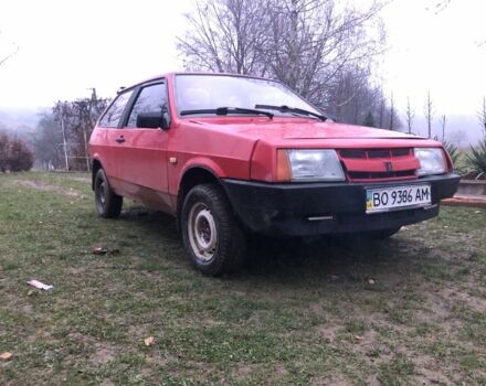 Красный ВАЗ 2108, объемом двигателя 1.5 л и пробегом 54 тыс. км за 600 $, фото 1 на Automoto.ua