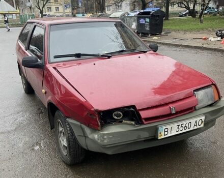 Красный ВАЗ 2108, объемом двигателя 1.1 л и пробегом 3 тыс. км за 700 $, фото 1 на Automoto.ua