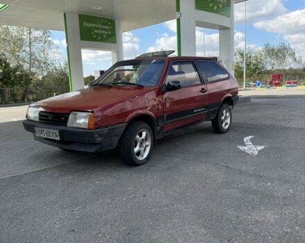 Красный ВАЗ 2108, объемом двигателя 1.5 л и пробегом 60 тыс. км за 559 $, фото 1 на Automoto.ua