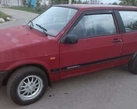 Красный ВАЗ 2108, объемом двигателя 1.6 л и пробегом 100 тыс. км за 800 $, фото 1 на Automoto.ua