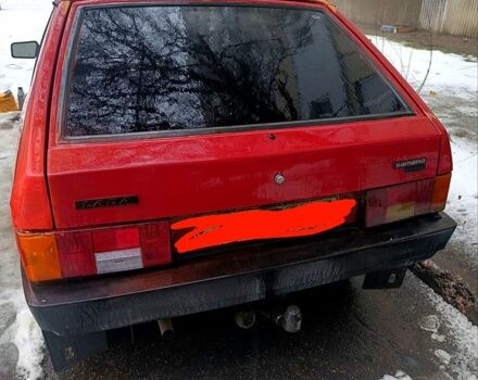 Красный ВАЗ 2108, объемом двигателя 1.5 л и пробегом 0 тыс. км за 650 $, фото 1 на Automoto.ua