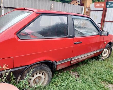 Красный ВАЗ 2108, объемом двигателя 1.29 л и пробегом 5 тыс. км за 800 $, фото 1 на Automoto.ua