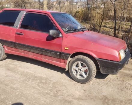 Красный ВАЗ 2108, объемом двигателя 1.3 л и пробегом 200 тыс. км за 850 $, фото 1 на Automoto.ua