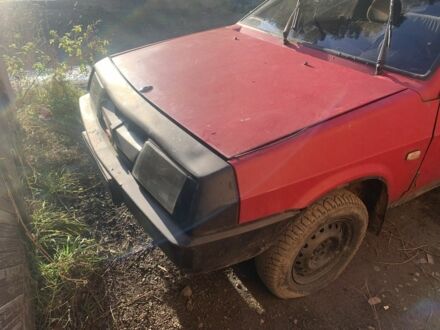 Красный ВАЗ 2108, объемом двигателя 1.3 л и пробегом 3 тыс. км за 450 $, фото 1 на Automoto.ua
