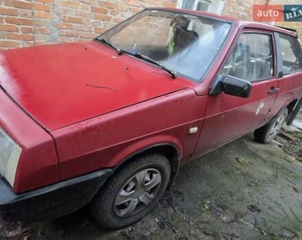 Красный ВАЗ 2108, объемом двигателя 1.29 л и пробегом 1 тыс. км за 600 $, фото 1 на Automoto.ua
