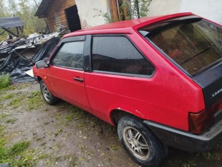 Красный ВАЗ 2108, объемом двигателя 6 л и пробегом 200 тыс. км за 800 $, фото 1 на Automoto.ua
