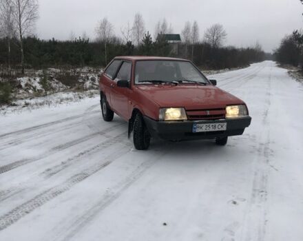 Красный ВАЗ 2108, объемом двигателя 1.3 л и пробегом 45 тыс. км за 1300 $, фото 1 на Automoto.ua