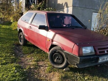 Красный ВАЗ 2108, объемом двигателя 1.3 л и пробегом 1000 тыс. км за 450 $, фото 1 на Automoto.ua