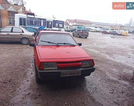 Красный ВАЗ 2108, объемом двигателя 1.3 л и пробегом 94 тыс. км за 599 $, фото 1 на Automoto.ua