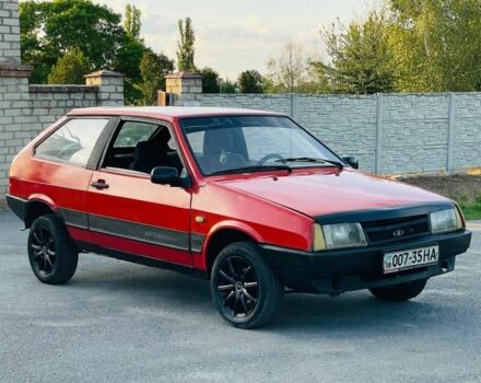 Красный ВАЗ 2108, объемом двигателя 5.5 л и пробегом 3 тыс. км за 355 $, фото 1 на Automoto.ua