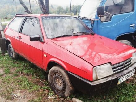 Красный ВАЗ 2108, объемом двигателя 1.3 л и пробегом 111 тыс. км за 440 $, фото 1 на Automoto.ua