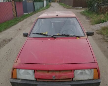 Красный ВАЗ 2108, объемом двигателя 1.3 л и пробегом 100 тыс. км за 421 $, фото 1 на Automoto.ua