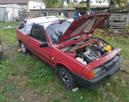 Красный ВАЗ 2108, объемом двигателя 1.5 л и пробегом 245 тыс. км за 722 $, фото 1 на Automoto.ua