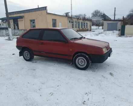 Красный ВАЗ 2108, объемом двигателя 1.5 л и пробегом 107 тыс. км за 1600 $, фото 1 на Automoto.ua