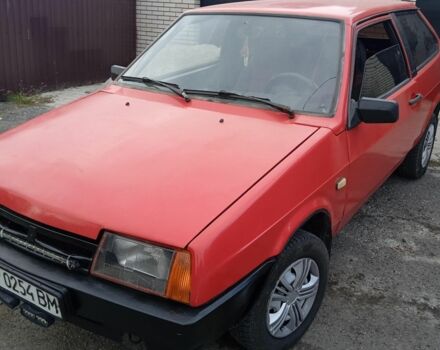 Красный ВАЗ 2108, объемом двигателя 1 л и пробегом 29 тыс. км за 597 $, фото 1 на Automoto.ua