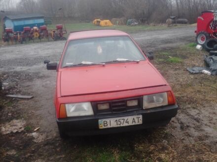 Красный ВАЗ 2108, объемом двигателя 1 л и пробегом 3 тыс. км за 580 $, фото 1 на Automoto.ua