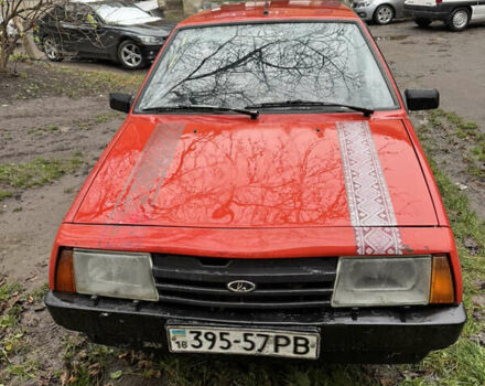 Красный ВАЗ 2108, объемом двигателя 1.3 л и пробегом 77 тыс. км за 500 $, фото 1 на Automoto.ua