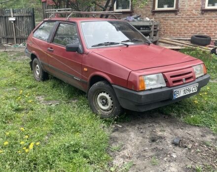 Красный ВАЗ 2108, объемом двигателя 1.3 л и пробегом 99 тыс. км за 1000 $, фото 1 на Automoto.ua