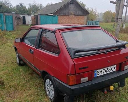 Красный ВАЗ 2108, объемом двигателя 1.29 л и пробегом 140 тыс. км за 1550 $, фото 1 на Automoto.ua
