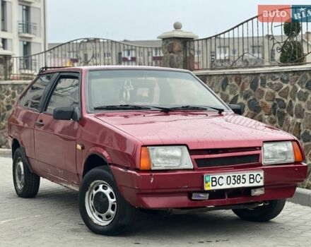 Красный ВАЗ 2108, объемом двигателя 1.1 л и пробегом 200 тыс. км за 499 $, фото 1 на Automoto.ua