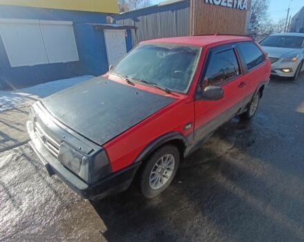 Красный ВАЗ 2108, объемом двигателя 2 л и пробегом 12 тыс. км за 699 $, фото 1 на Automoto.ua