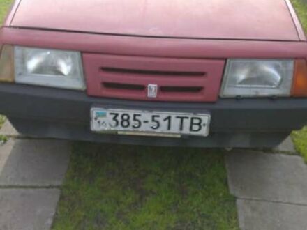 Красный ВАЗ 2108, объемом двигателя 1.3 л и пробегом 157 тыс. км за 650 $, фото 1 на Automoto.ua
