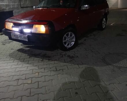 Красный ВАЗ 2108, объемом двигателя 1 л и пробегом 10 тыс. км за 600 $, фото 1 на Automoto.ua