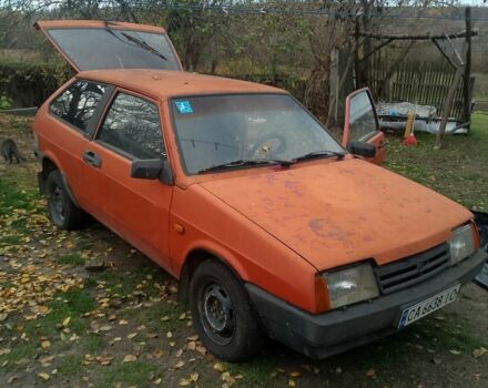 Красный ВАЗ 2108, объемом двигателя 1.3 л и пробегом 50 тыс. км за 358 $, фото 1 на Automoto.ua