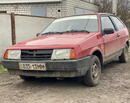 Красный ВАЗ 2108, объемом двигателя 1.3 л и пробегом 77 тыс. км за 500 $, фото 1 на Automoto.ua