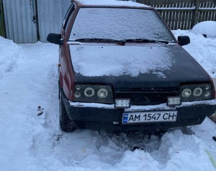 Красный ВАЗ 2108, объемом двигателя 1.3 л и пробегом 5 тыс. км за 1000 $, фото 1 на Automoto.ua