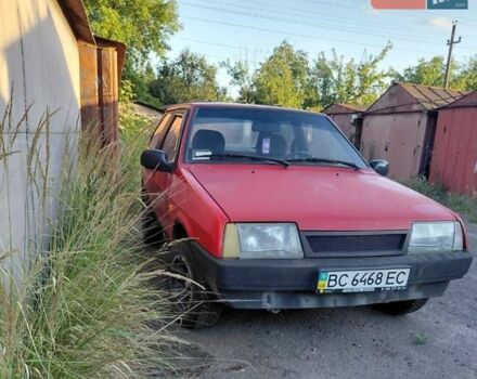 Красный ВАЗ 2108, объемом двигателя 1.5 л и пробегом 500 тыс. км за 750 $, фото 1 на Automoto.ua