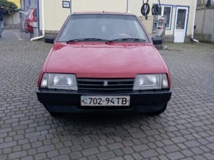 Красный ВАЗ 2108, объемом двигателя 1.3 л и пробегом 100 тыс. км за 450 $, фото 1 на Automoto.ua