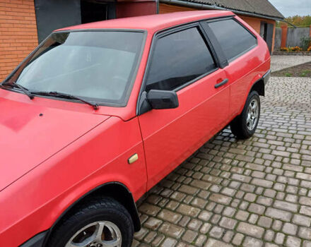 Красный ВАЗ 2108, объемом двигателя 1.3 л и пробегом 200 тыс. км за 1500 $, фото 1 на Automoto.ua