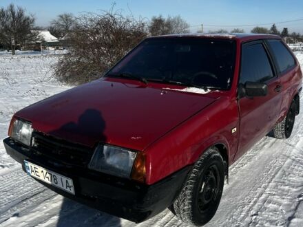 Червоний ВАЗ 2108, об'ємом двигуна 1.3 л та пробігом 150 тис. км за 1100 $, фото 1 на Automoto.ua