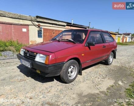 Красный ВАЗ 2108, объемом двигателя 1.1 л и пробегом 170 тыс. км за 1100 $, фото 1 на Automoto.ua