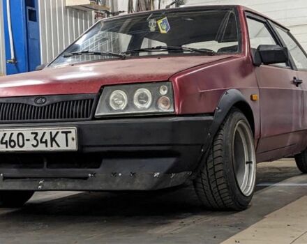 Красный ВАЗ 2108, объемом двигателя 1.3 л и пробегом 100 тыс. км за 850 $, фото 1 на Automoto.ua