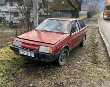 Красный ВАЗ 2108, объемом двигателя 1.5 л и пробегом 230 тыс. км за 200 $, фото 1 на Automoto.ua