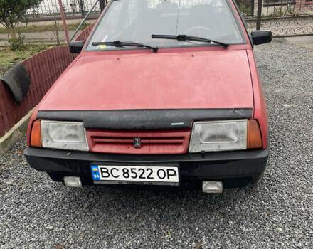 Красный ВАЗ 2108, объемом двигателя 1.1 л и пробегом 48 тыс. км за 1200 $, фото 1 на Automoto.ua