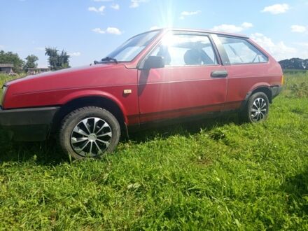 Красный ВАЗ 2108, объемом двигателя 1.1 л и пробегом 50 тыс. км за 350 $, фото 1 на Automoto.ua