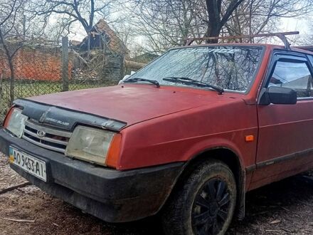 ВАЗ 2108 1994 в Хусте на Automoto.ua Красный ВАЗ 2108, объемом двигателя 1.5 л и пробегом 350 тыс. км за 260 $, фото 1 на Automoto.ua