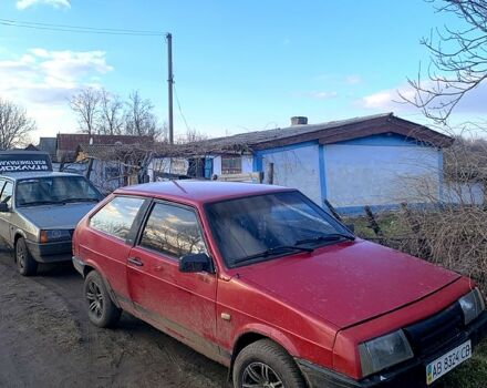 Красный ВАЗ 2108, объемом двигателя 1.3 л и пробегом 205 тыс. км за 800 $, фото 1 на Automoto.ua