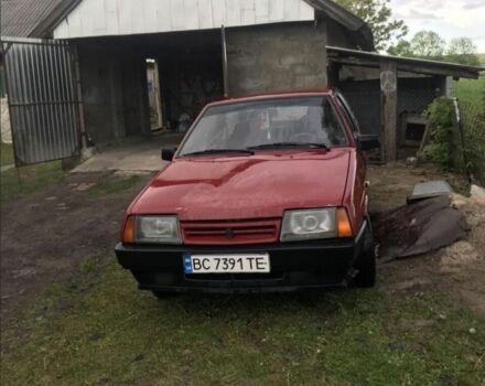 Красный ВАЗ 2108, объемом двигателя 1.1 л и пробегом 170 тыс. км за 426 $, фото 1 на Automoto.ua