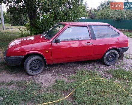 Красный ВАЗ 2108, объемом двигателя 1.3 л и пробегом 70 тыс. км за 1000 $, фото 1 на Automoto.ua