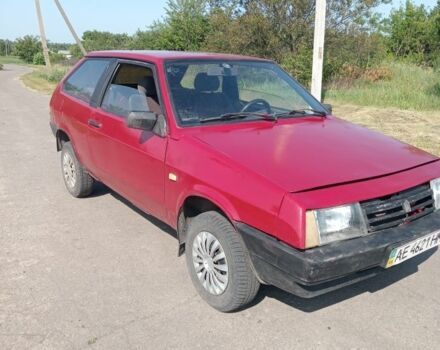 Красный ВАЗ 2108, объемом двигателя 1 л и пробегом 82 тыс. км за 750 $, фото 1 на Automoto.ua
