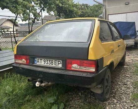 Желтый ВАЗ 2108, объемом двигателя 1.3 л и пробегом 300 тыс. км за 650 $, фото 1 на Automoto.ua